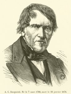 A C Becquerel, született 1788. március 7-én, meghalt 1878. január 18-án alkotó: French School